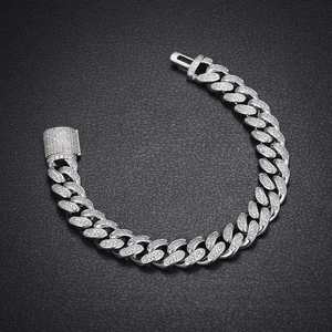 Premium Quality Cuban Link <b>Chain</b> Latest Design VVS Moissanite Diamond <b>Chains</b> Necklaces Hip Hop Necklace for <b>Men</b> and Women - Product Image 1