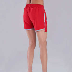 Shorts de sport pour hommes avec poches zippées, taille à cordon de serrage et tissu léger et respirant de haute qualité - Product Image 2