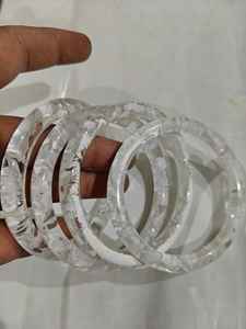 Bracelet en résine carré en résine acrylique avec bracelet en marbre de style européen et américain pour femmes - Product Image 3