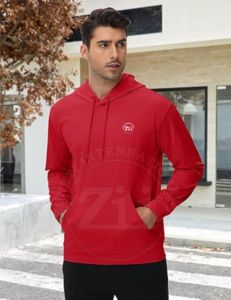 Sudadera con Capucha de Felpa 100% Algodón para Hombre, Corte Regular, Gruesa para Invierno, Ligera, Antiarrugas, Transpirable, Personalizable - Product Image 5