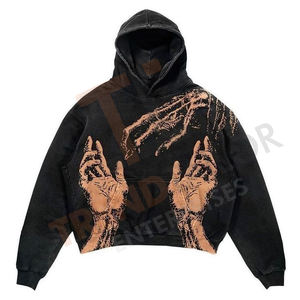 Sudadera con Capucha para Hombre de Talla Grande para Impresión Personalizada, Sudadera de Algodón Grueso de Lujo - Product Image 3