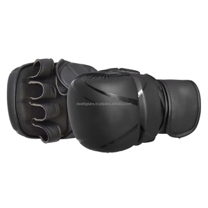 High Quality Sanda MMA Boxing Shooter Gloves PU Leather Breathable Hook Loop Closure for Wrist Fight Training OEM Custom - Product Image 6