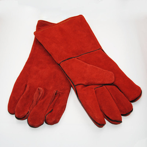 Guantes de Cuero de Piel de Cabra Resistentes a los Cortes, con Diseño Floral de Búfalo, de 12 Pulgadas, Protección para Soldadura, Trabajo Agrícola y de Jardinería - Product Image 3