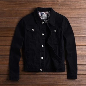 High Quality Women Denim Jacket 2025 Women Denim Jacket Distressed Ripped Design with Sustainable <b>Materials</b> - Product Image 6