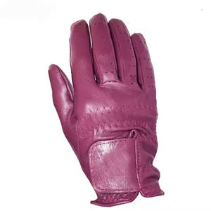 Nouvelle saison d'hiver mode femmes dame en cuir souple habillage gants hiver chaud avec fourrure femmes gants de conduite - Product Image 5