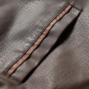 Meilleur fabricant pas cher veste en cuir pour hommes de haute qualité étiquette personnalisée veste en cuir de style chaud fabriquée en usine - Product Image 5