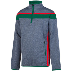 เสื้อแจ็กเก็ตมีซิปรูดด้านบนผ้าเจอร์ซีย์ปรับแต่งได้ผ้า100% พิมพ์โลโก้ขนาดพลัสไซส์คุณสมบัติป้องกันการหด - Product Image 2