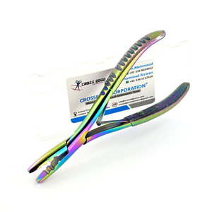 <b>Micro</b> Ring <b>Hair</b> <b>Extension</b> Tools 2-hole <b>hair</b> crimper waver Plier Heat-treated crimping jaws for seamless <b>hair</b> <b>extensions</b> stylists - Product Image 3