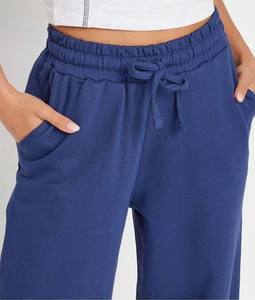 Pantalones de chándal informales de peso pesado de alta calidad de fabricación, pantalones de chándal unisex de algodón 100% con logotipo personalizado para mujer - Product Image 3