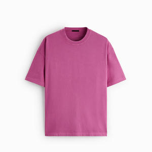 T-shirt en coton biologique 100%, logo d'été personnalisé, manches courtes de couleur unie avec des t-shirts décontractés en microfibre, vente en gros - Product Image 6