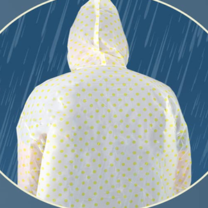 Abrigos de lluvia de plástico deportivos reutilizables para adultos, abrigo de lluvia reutilizable Eva para hombre y mujer, chaqueta de lluvia larga para adultos con capucha - Product Image 6