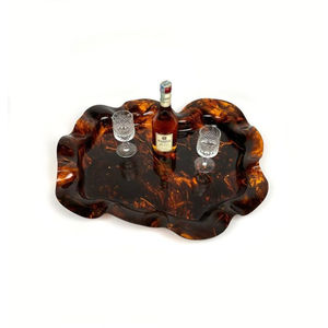 Plateau en corne de nouvelle forme de qualité supérieure personnalisé pour la présentation de desserts gracieux parfait pour les fêtes de maisons élégantes et les événements festifs - Product Image 4