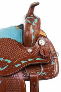 ชุดหมุดอานม้าแบบตะวันตกสำหรับการขี่ม้าอานทำด้วยมือทำมือ - Product Image 3