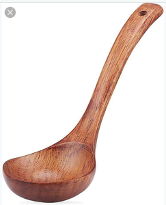 Ensalada de madera de acacia genuina Cuchara para servir arroz Nueva fabricación india Servidor de ensalada de madera Ecológico por Artesanías de media luna - Product Image 6