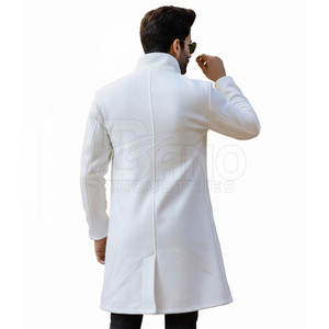 Abrigo Largo para Hombre con Logotipo y Color Personalizados, Tejido de Lana, Transpirable y Ecológico, Alta Calidad - Product Image 2