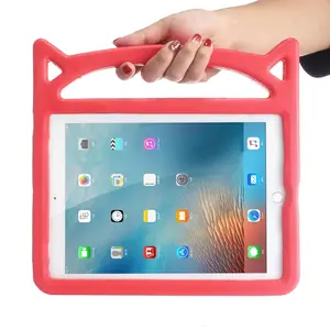 iPad第9/8/7代儿童外壳，用于屏幕保护，耐用的防震手柄支架儿童外壳