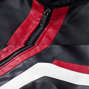 Men's Slim Fit Winter Custom Biker Riding PU Leather Racing Motorbike Jacket Breathable Touring Bomber - Product Image 5