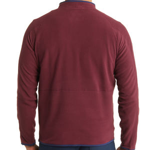 Alta calidad personalizado al por mayor pulóver cuarto cremallera polar pulóver hombres suéteres superventas transpirable polar pulóver - Product Image 3