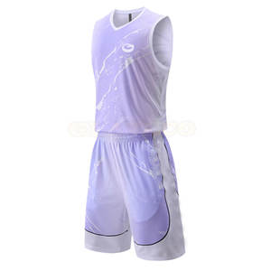 Tie Dye Printing Nouvelle arrivée uniforme de basket-ball Prix bon marché Dernière conception uniforme de basket-ball - Product Image 3