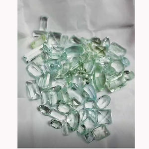 พลอยอความารีนธรรมชาติ72ชิ้นขนาด8มม.-18มม. เจียระไนสี่เหลี่ยมมุมฉาก192 CTS สีฟ้าเรา $198 iroc - Product Image 5