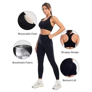 Wholesale Sportswear Plus Size Fitness Wear for Women Custom Logo Yoga Active Wear Set Women Custom Logo Yoga Set - Product Image 4
