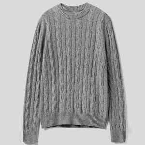 Cardigan personnalisé pour hommes pulls tricotés fournisseur OEM tricots d'hiver doux avec boutons à manches longues marque privée style décontracté - Product Image 6