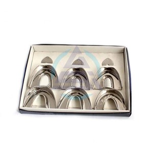 Juego Dental de 6 bandejas de impresión sólidas, instrumentos para el cuidado de la boca, bandeja de impresión desechable, juego dental, instrumentos quirúrgicos - Product Image 1