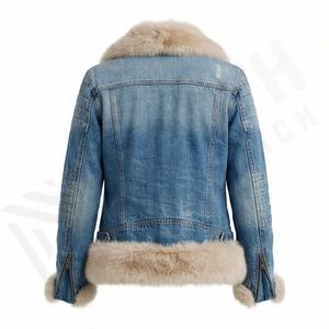Chaqueta Vaquera de Algodón Teñido de Lona Transpirable para Hombre, Estilo Casual, Manga Regular, Nueva Colección Otoño Invierno, Alta Calidad - Product Image 2