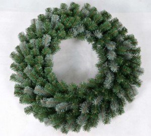 Artificial Christmas Wreath 45–180cm – Decorated, Snowy & Green Door Wreaths with Ornaments, LED Lights & <b>Pinecones</b> - Product Image 3