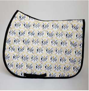 Juego de almohadillas para SILLÍN de doma equina sublimada, estilo de salto de caballo con forro de tela, almohadillas para SILLÍN perfectamente combinadas - Product Image 4