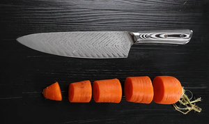 มีดเชฟในครัวดามัสกัสทำจากเหล็กญี่ปุ่นใช้ใน2025ออกแบบได้ตามที่ต้องการ - Product Image 5