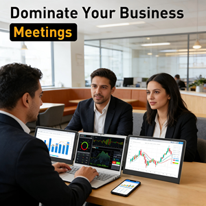 Vente chaude Écran portable 14'' pour ordinateur portable Écran IPS Full HD Extension USB Compatible avec <span class=keywords><strong>Mac</strong></span> Windows <span class=keywords><strong>Chrome</strong></span> - Product Image 3