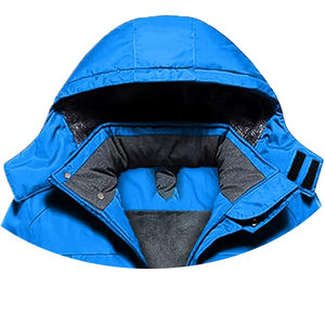 Veste de ski à capuche pour homme, respirante, imprimée, grande taille, coupe-vent, imperméable, avec fermeture éclair, pour la randonnée et le snowboard, très vendue - Product Image 2