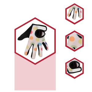 Gants de cyclisme demi-doigts personnalisés de haute qualité en cuir léger et respirant pour les sports de plein air d'été - Product Image 6