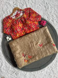 มาพร้อมกับงานทำด้วยมือ Patola ผีเสื้อผีเสื้อที่อุดมไปด้วยผ้าไหม - Product Image 4