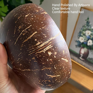 ชามมะพร้าวธรรมชาติแบบใช้แล้วทิ้งชามกะลามะพร้าวธรรมชาติแบบกำหนดเองได้ - Product Image 4