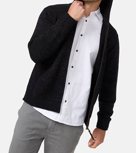 Nouveaux arrivages 2026, sweats à capuche 100% coton pour hommes, logo brodé personnalisé, couleur unie, sweats à capuche surdimensionnés à épaules tombantes pour hommes - Product Image 2