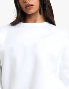 Sudadera de Algodón 100% para Mujer al por Mayor, Ropa Casual de Invierno, Cuello Redondo, Sudadera Holgada y Cálida para Mujer - Product Image 6