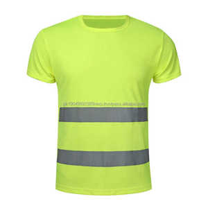 <b>High</b> Visibility Short Sleeve Reflective Safety <b>T</b> <b>Shirt</b> Men Heavy Duty Breathable Hi <b>Vis</b> <b>Shirt</b> Safety Moisture - Product Image 4