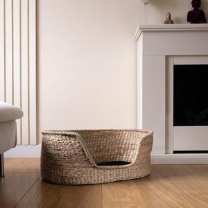 Lit pour animaux de compagnie en osier et en jonc de mer fait à la main, moderne, écologique, tissé naturellement, meubles pour chats et chiens, vente en gros, fournisseur en vrac, pas cher - Product Image 4