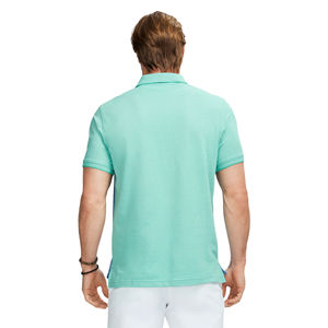 Polo de algodón de diseño personalizado, de la mejor calidad, estilo urbano para hombre, polo de manga corta, corte regular, multicolor. - Product Image 2