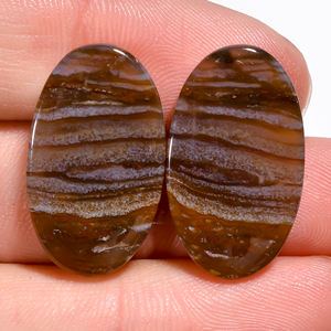 Cabochons de jaspe rose rougeâtre naturel poli, de forme multi-ovale, poire et taille radiant, pour la création de boucles d'oreilles par des designers - Product Image 2