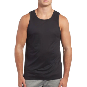 Camisetas sin Mangas Deportivas de Maratón para Hombre, 100% Poliéster, al por Mayor, Camisetas sin Mangas Transpirables para Hombre, OEM - Product Image 1
