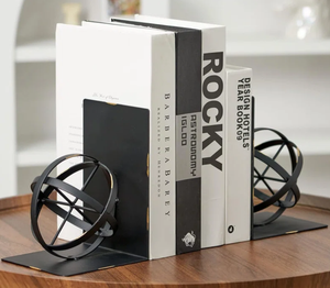 บ้านงานฝีมือส่งออกที่มีคุณภาพสูงตกแต่งบ้านที่วางหนังสือโลหะสีดำที่วางหนังสือโต๊ะสำนักงานที่วางหนังสือสั่งทำได้2025 - Product Image 2