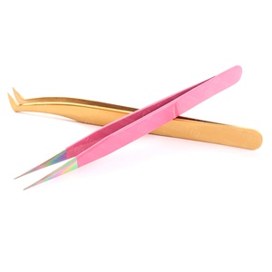 แหนบขนตาปลอมดีไซน์เฉพาะโลโก้แบบปรับแต่งได้ - Product Image 2