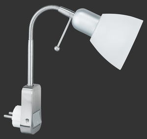 Flexo <b>with</b> <b>plug</b> model Ligara E14 <b>with</b> <b>switch</b> (Trio Lighting 8911211-07) - Product Image 2