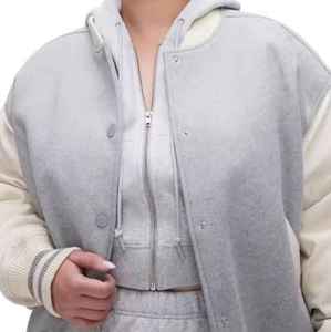 Chaquetas universitarias de calidad Premium para mujer, recién llegados genuinos de alta calidad, chaqueta a prueba de viento para motocicleta con cremallera para mujer - Product Image 4