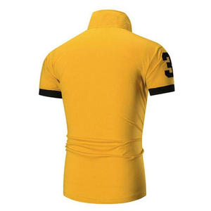 เสื้อโปโลทรงสลิมฟิตสำหรับผู้ชาย, เสื้อผ้าฝ้ายแท้ใส่สบายสำหรับฤดูร้อนเสื้อแนวสตรีทเสื้อลำลองใหม่สำหรับผู้ชาย - Product Image 6