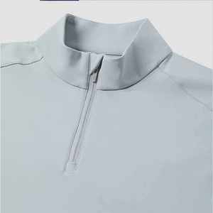 Nouveau design – Maillot de compression à manches longues avec quart de zip – Tenue de sport pour homme – Uniforme de sport - Product Image 4