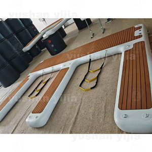 Drop Stitch Bain de soleil Teck Foam Deck Pad Floating Swim Air Raft Yacht Gonflable Water <span class=keywords><strong>Jet</strong></span> Ski Dock Flotteurs Plate-forme - Product Image 5